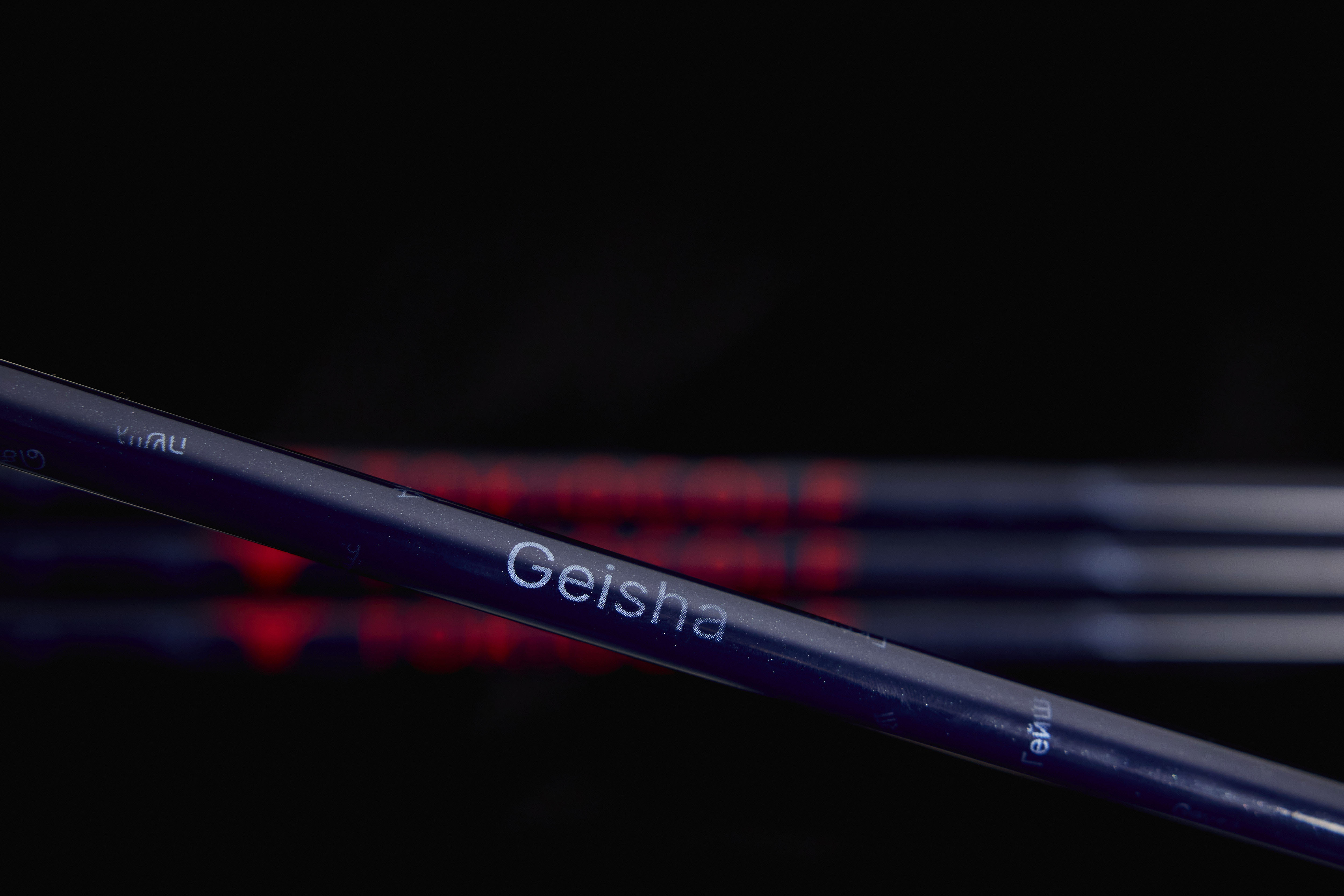 Geishaロゴのシャフト ディテール
